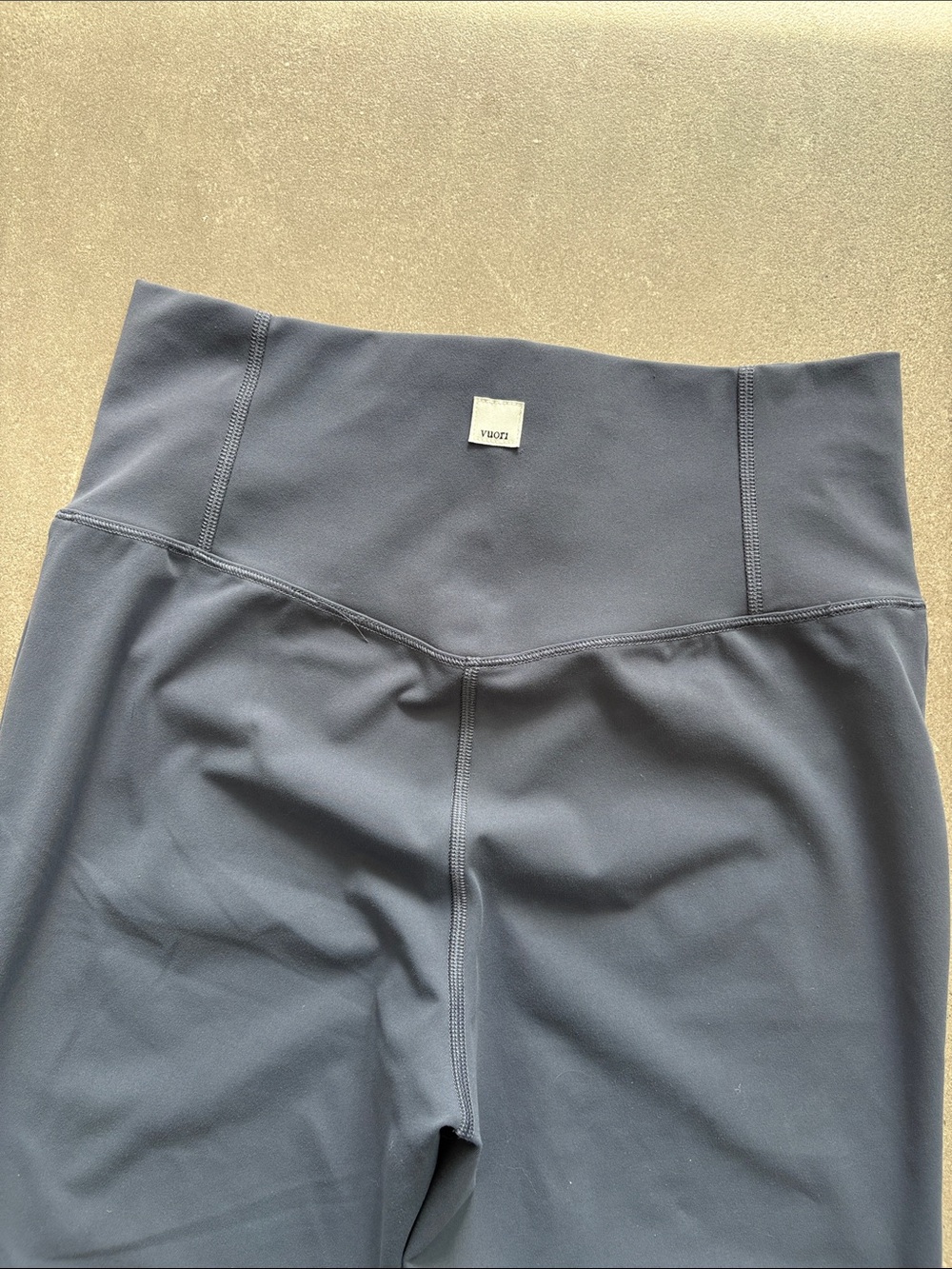 Vuori Wide Leg Pants in Navy Blue - Picture 3 of 3